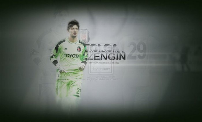 Tolga Zengin 29 Besiktas J K soccer player