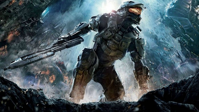 Master Chief in Halo 4 Space Suit