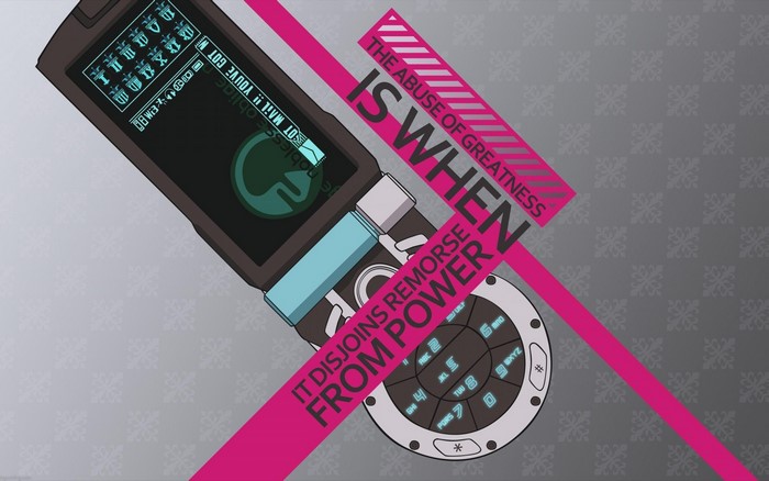 Saki Morimi's phone from Higashi no Eden