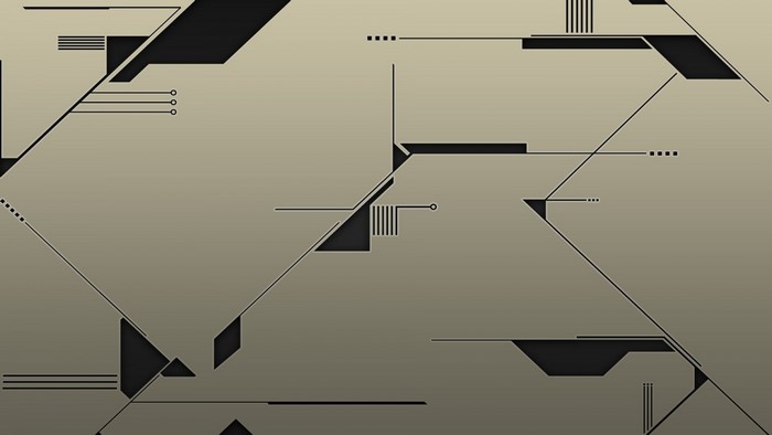 Abstract geometric design with lines and shapes