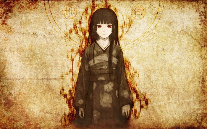 Enma Ai from Jigoku Shoujo in Kimono