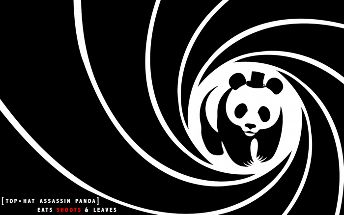 Top-Hat Assassin Panda Parody Logo