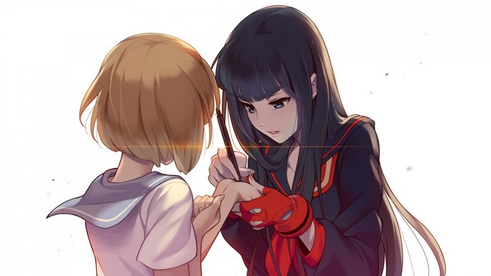 Satsuki Kiryuin and Mako Mankanshoku from Kill la Kill