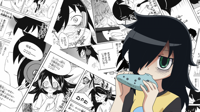 Kuroki Tomoko from Watashi ga Motenai no wa Dou Kangaetemo Omaera ga Warui playing an ocarina
