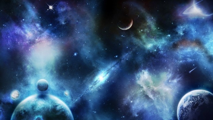 Planets and nebulae in outer space