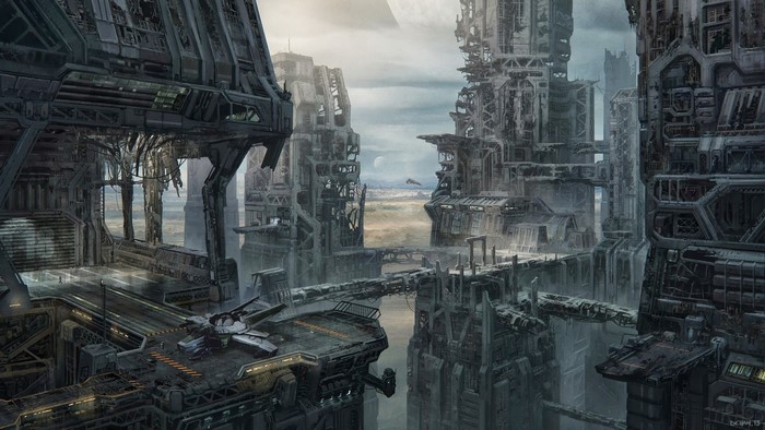 Star Citizen Anvil Aerospace Sci-fi Metropolis