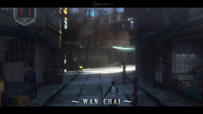 Shenmue: Wan Chai street scene