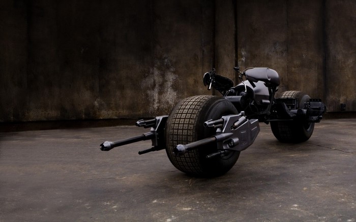 The Batpod from The Dark Knight