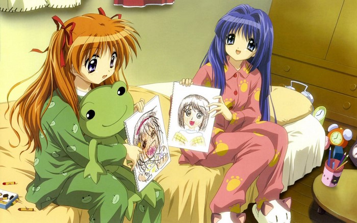 Makoto Sawatari and Nayuki Minase from Kanon