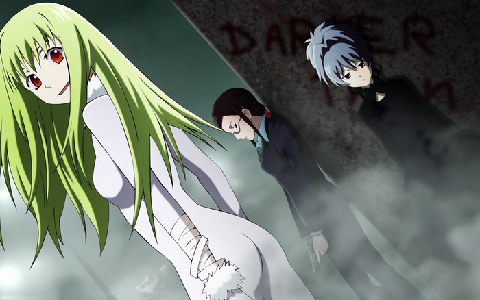 Yin and Misaki Kirihara from Darker than Black