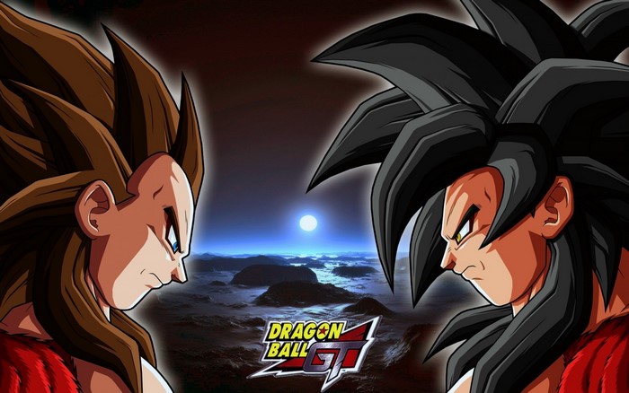 Vegeta and Son Goku from Dragon Ball GT