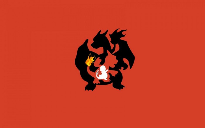 Charizard, Charmeleon, and Charmander evolution from Pokemon
