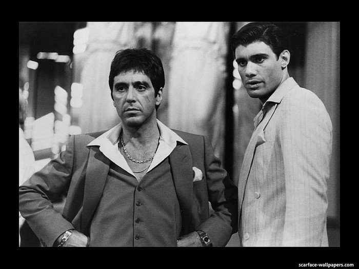 Tony Montana and Manny Ribera from Scarface