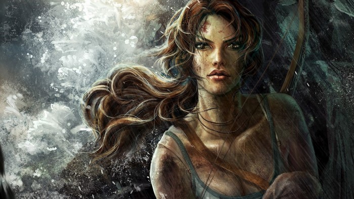 Lara Croft from Tomb Raider artwork