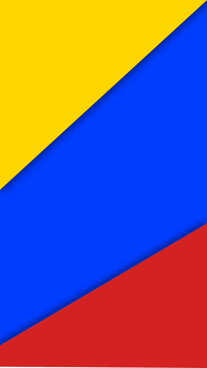 Abstract illustration of Colombia flag colors