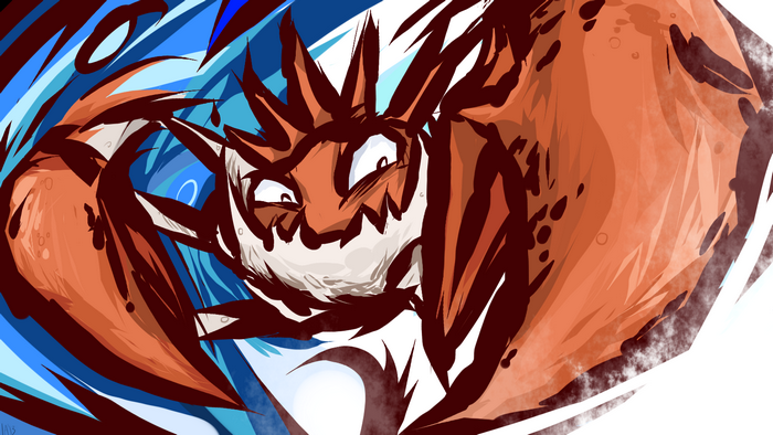 Kingler from Pokemon illustration