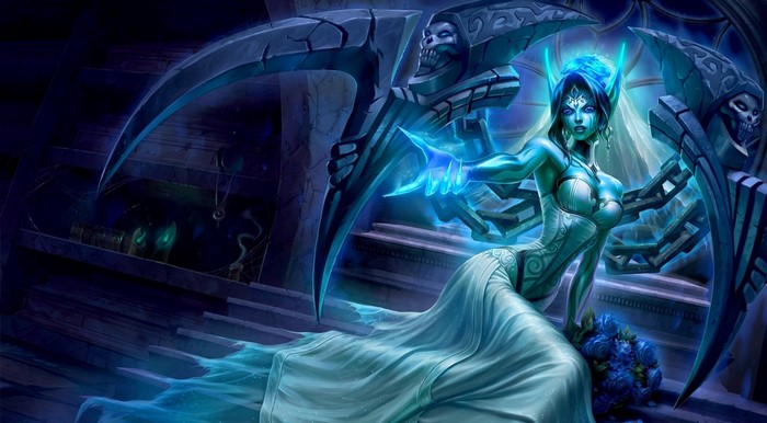 Morgana from League of Legends with Scythe