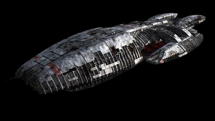 Battlestar Galactica spaceship