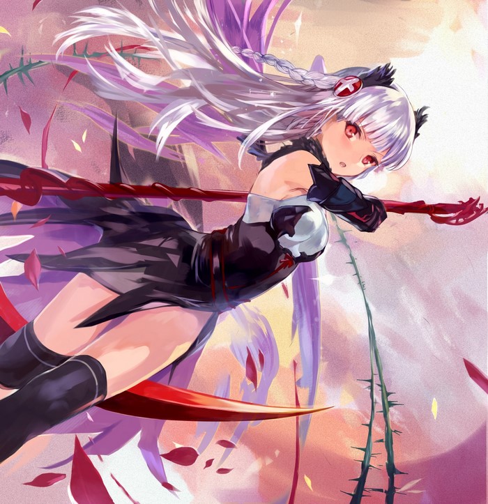 Valkyrie P D from Puzzle Dragons with Scythe