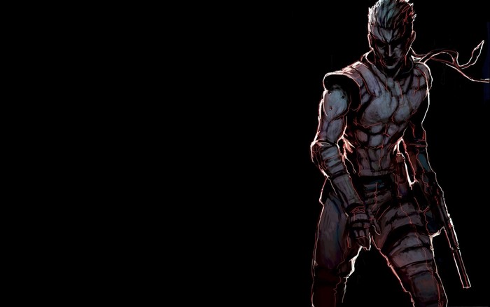 Solid Snake from Metal Gear Solid fan art