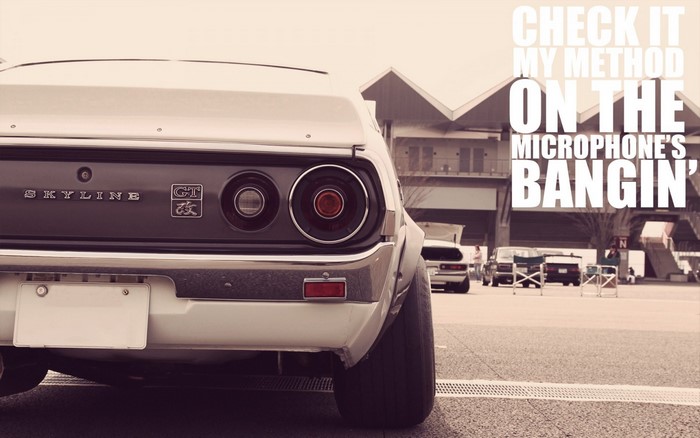 Nissan Skyline GT-R Hakosuka with Wu-Tang Clan Lyrics