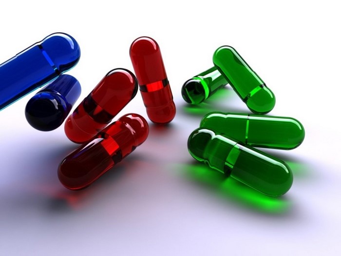 Colorful Transparent Medicine Capsules