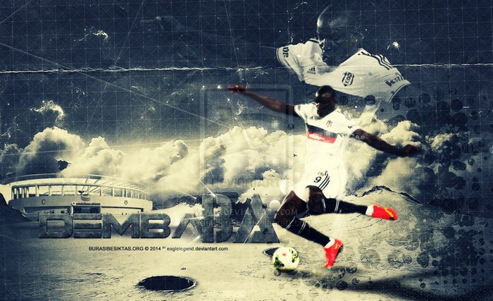 Demba Ba of Besiktas J K soccer player