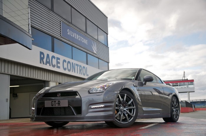 Nissan GT-R at Silverstone Race Control