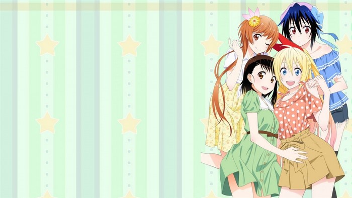 Nisekoi: Onodera Kosaki, Kirisaki Chitoge, Tsugumi Seishirou, Tachibana Marika