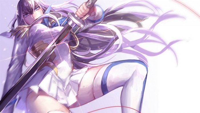Kiryuin Satsuki from Kill la Kill with sword