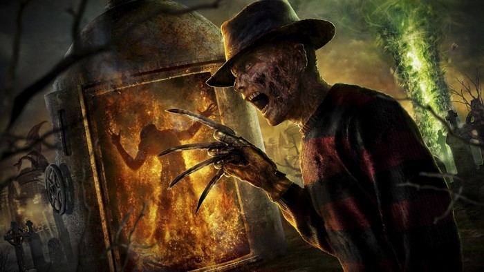 Freddy Krueger in Fiery Nightmare Scene