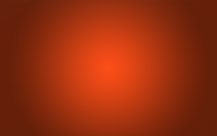 Glowing Orange Sunlight with Circular Gradient
