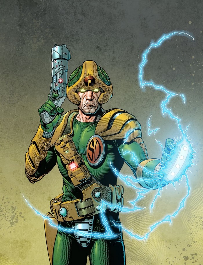 Strontium Dog from comic art