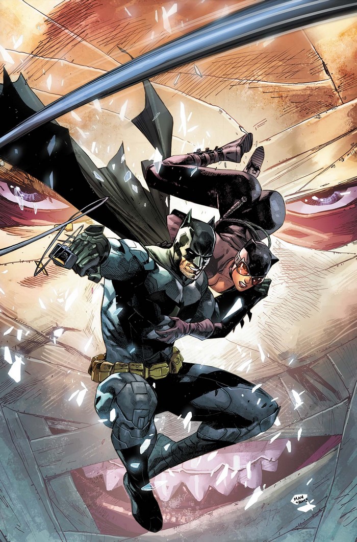 Batman and Catwoman from Batman Eternal comics
