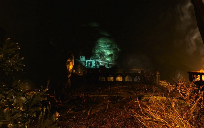 The Elder Scrolls V Skyrim ENB screenshot at night
