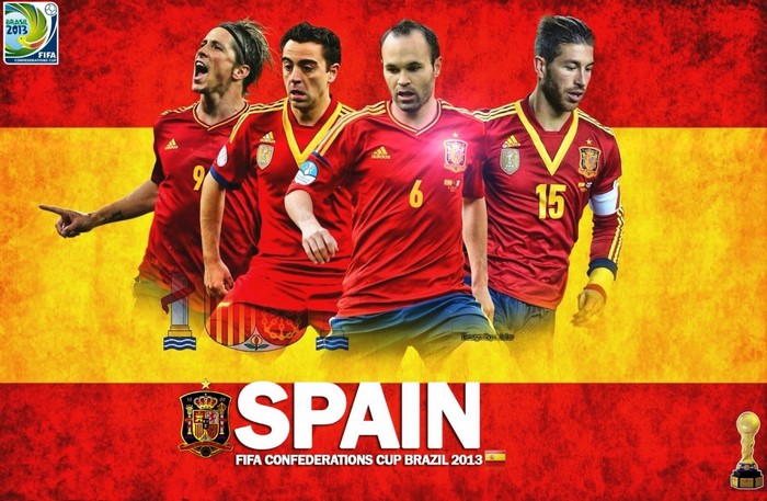 Spain National Football Team FIFA Confederations Cup Brazil 2013