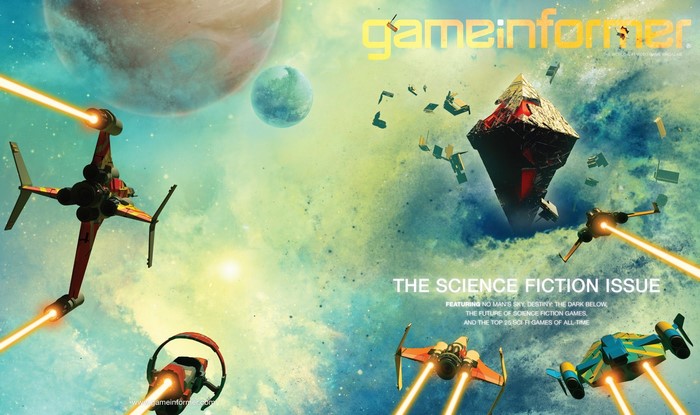 Game Informer Science Fiction Issue Cover Art