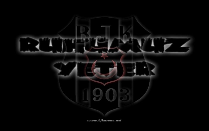 Besiktas J K Ruhumuz Yeter 1903 Logo