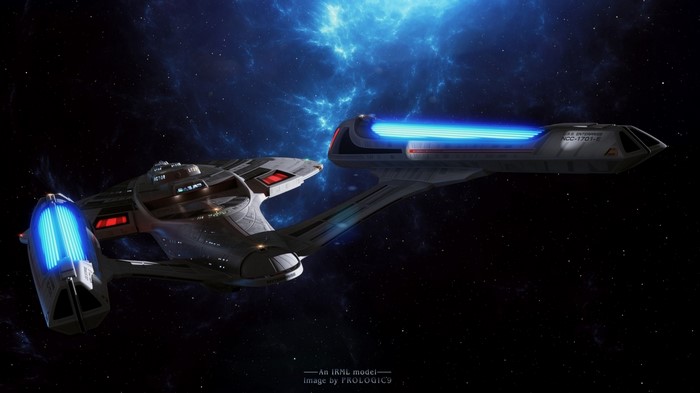 USS Enterprise NCC-1701-E in space