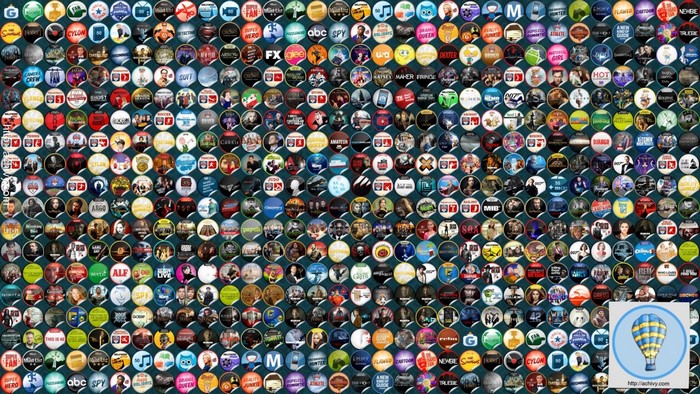 Collection of TV Show and Movie Logos