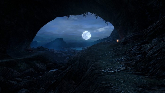 Screenshot from Dear Esther video game