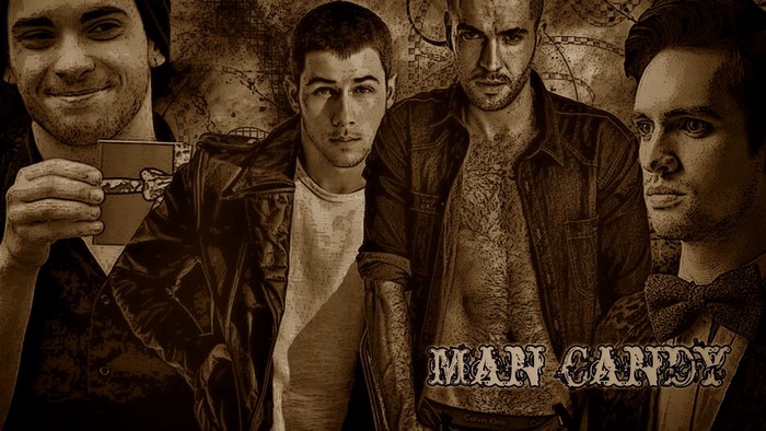 Shayne Ward, Nick Jonas, Taylor York, and Brendon Urie