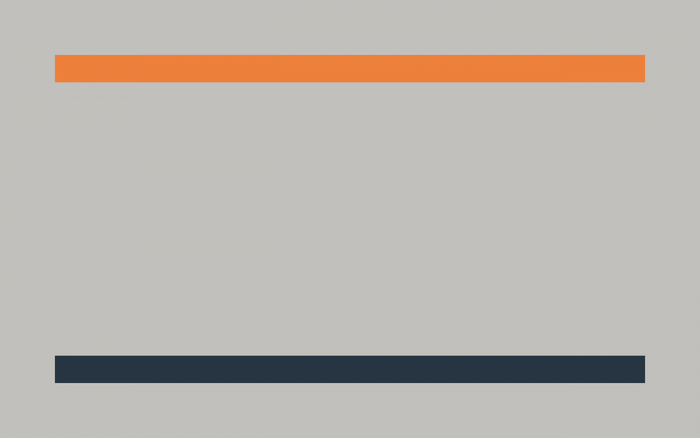 Orange and dark blue lines on a gray background