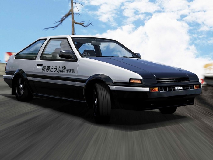 Toyota AE86 Trueno from Initial D