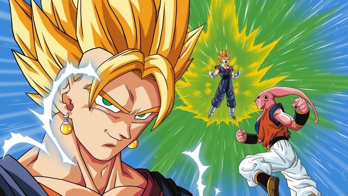 Vegito and Majin Buu from Dragon Ball Z