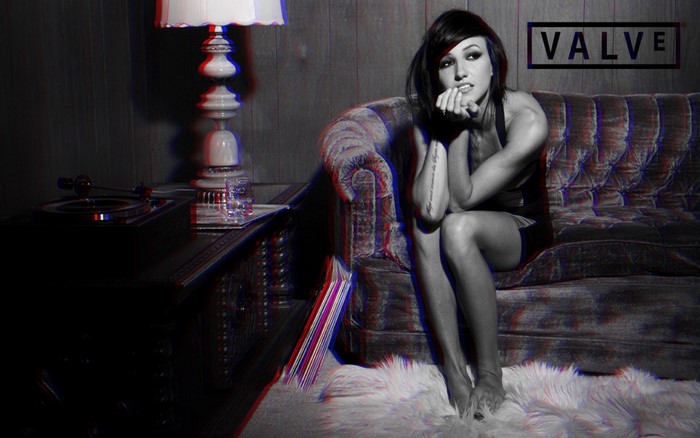 Valerie Poxleitner in anaglyph 3D
