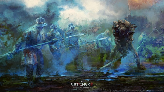 The Witcher 2 Assassins of Kings painting