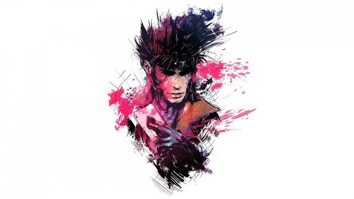 Gambit from Marvel Comics illustration
