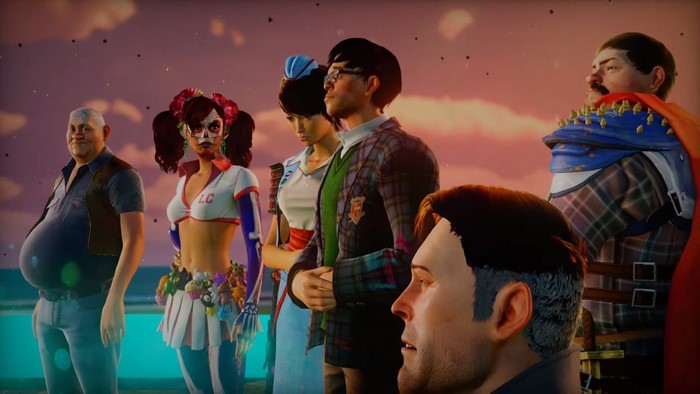 Characters from Sunset Overdrive