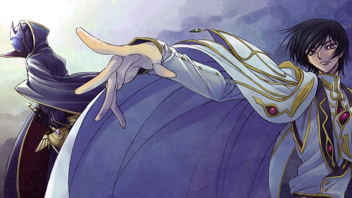 Lelouch Lamperouge and C.C. from Code Geass